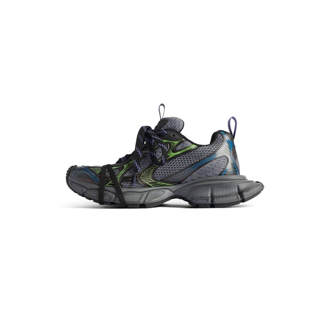 Balenciaga Men's 3xl Sneaker in Dark Grey/black/blue/green Size US 7 / EU 40 - 4 Thumbnail