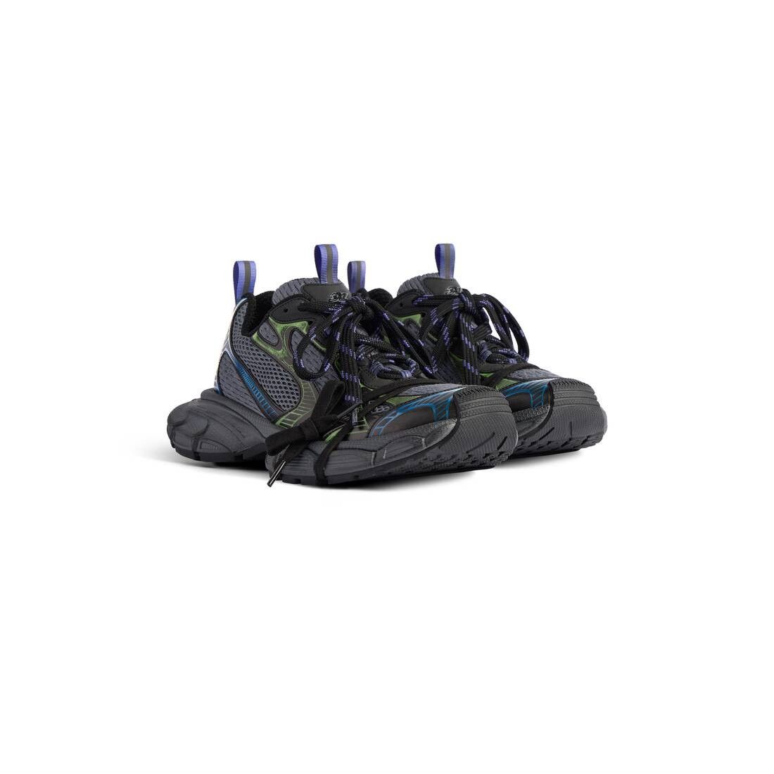 Balenciaga Men's 3xl Sneaker in Dark Grey/black/blue/green Size US 9 / EU 42 - 2 Thumbnail