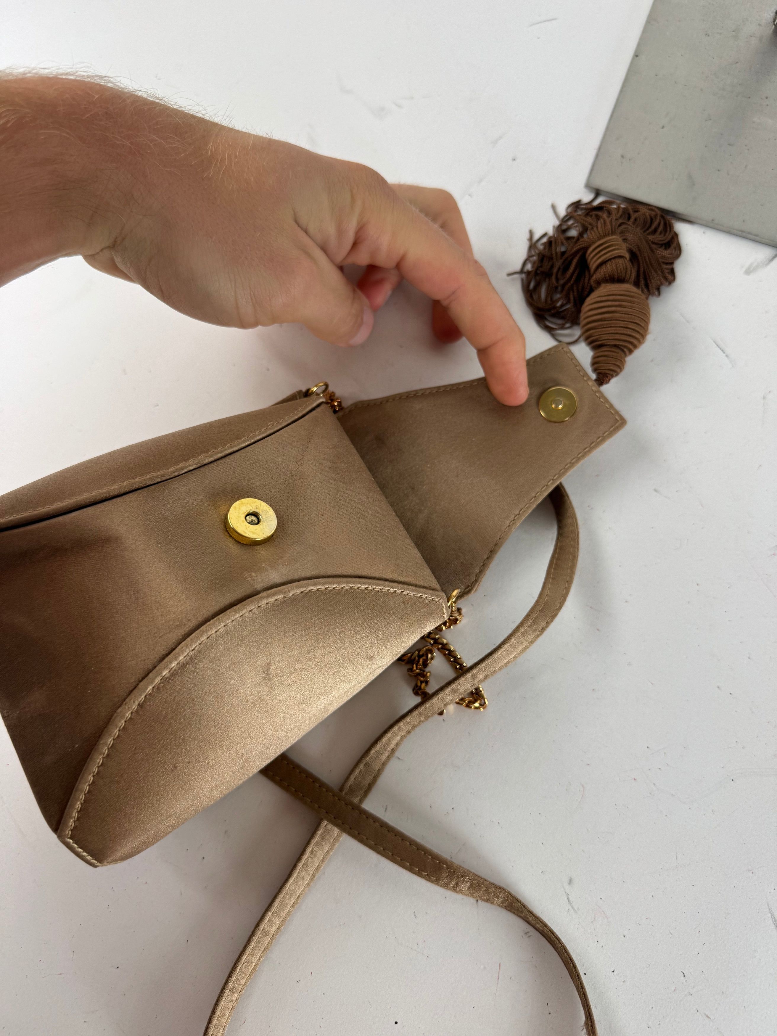 Loewe Vintage Madrid 2Way Crossbody Bag Gold Size ONE SIZE - 7 Thumbnail