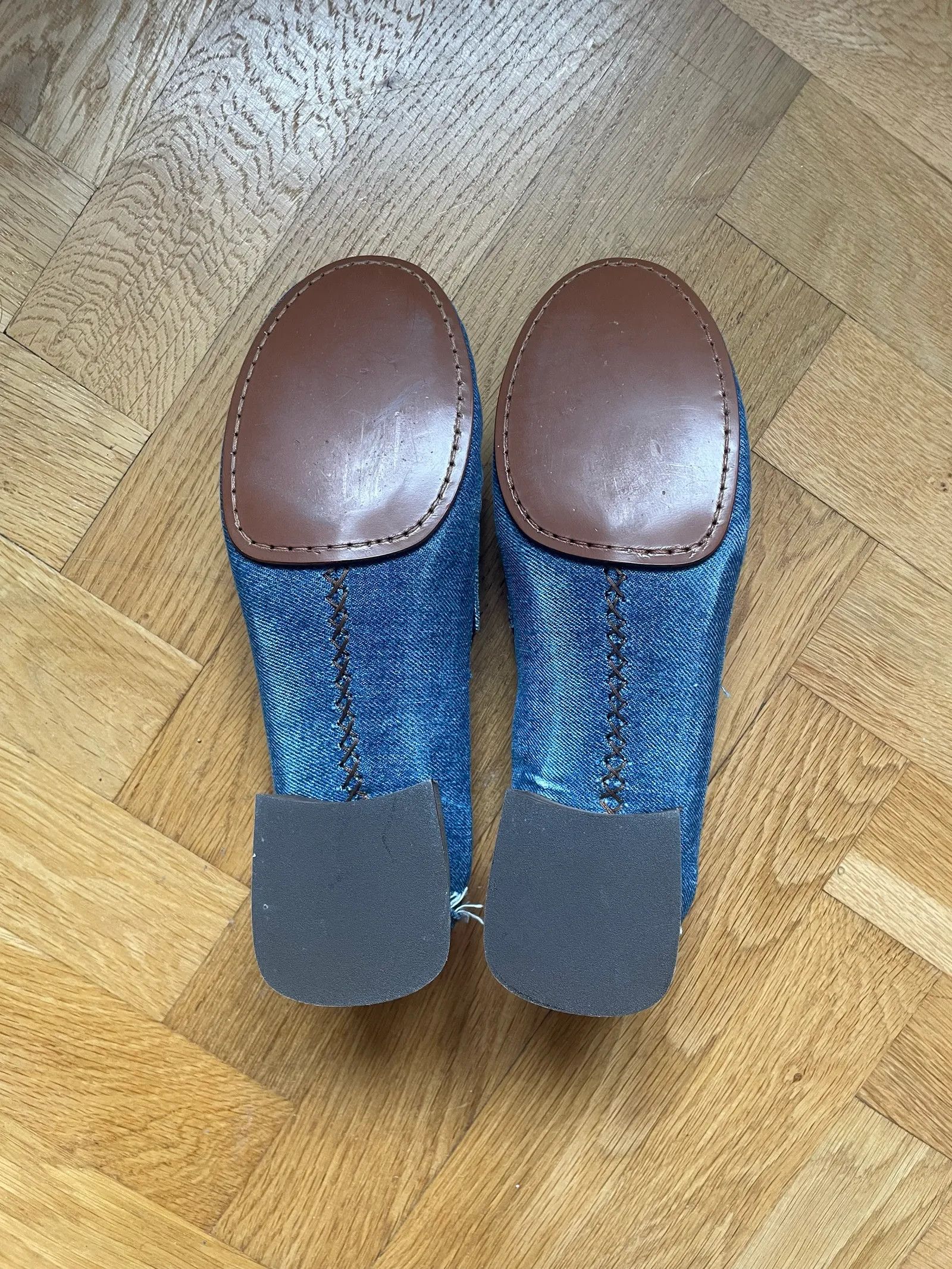 Acne Studios Acne Studios Babi Denim Loafer Heels Size US 11 / IT 41 - 5 Thumbnail