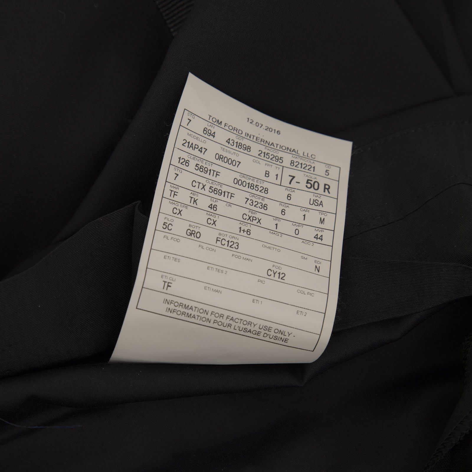 Tom Ford Black Wool Buckle Detail Trousers Size 36" / US 14 / IT 50 - 5 Thumbnail