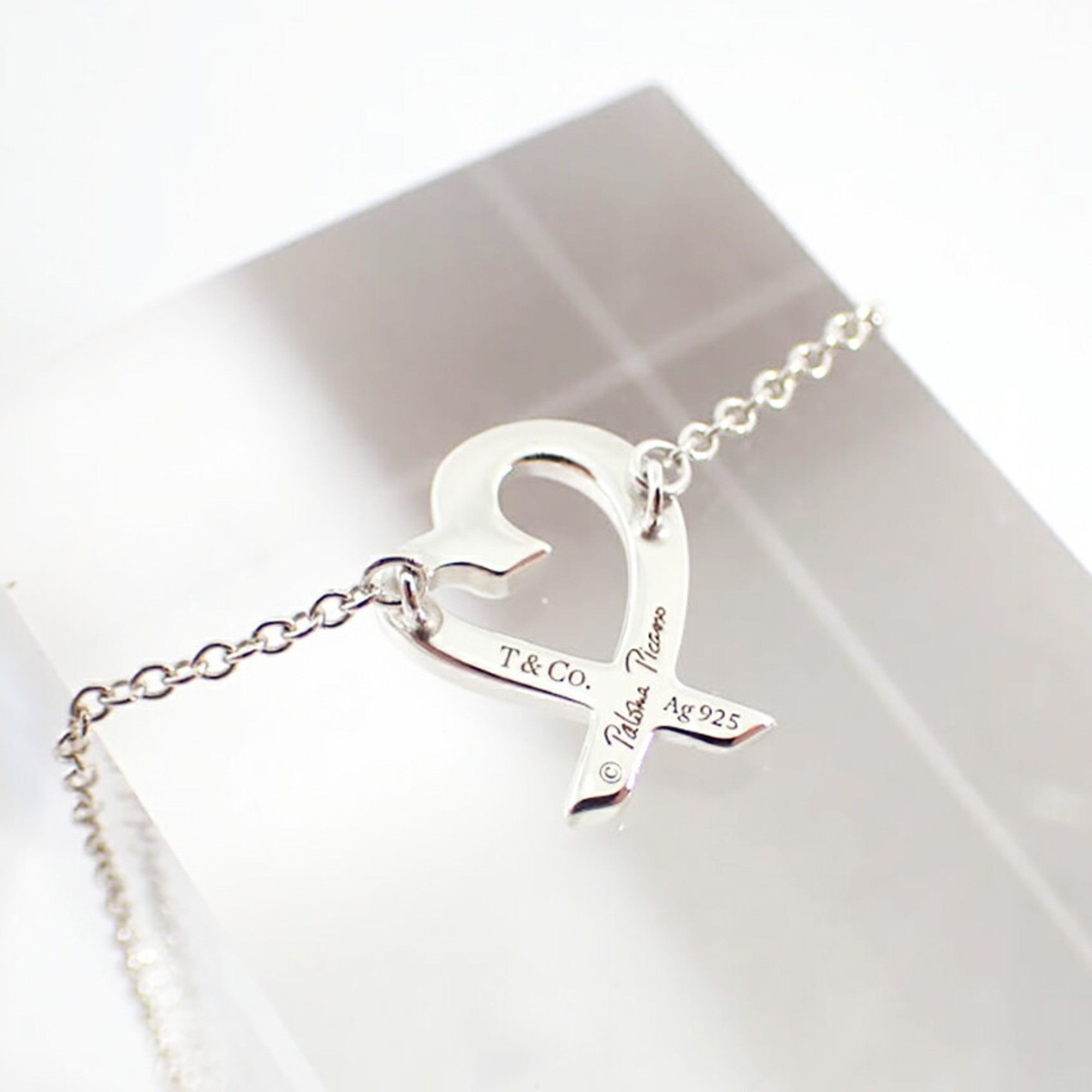 Tiffany & Co. TIFFANY 925 Loving Heart Pendant Necklace Size ONE SIZE - 7 Thumbnail