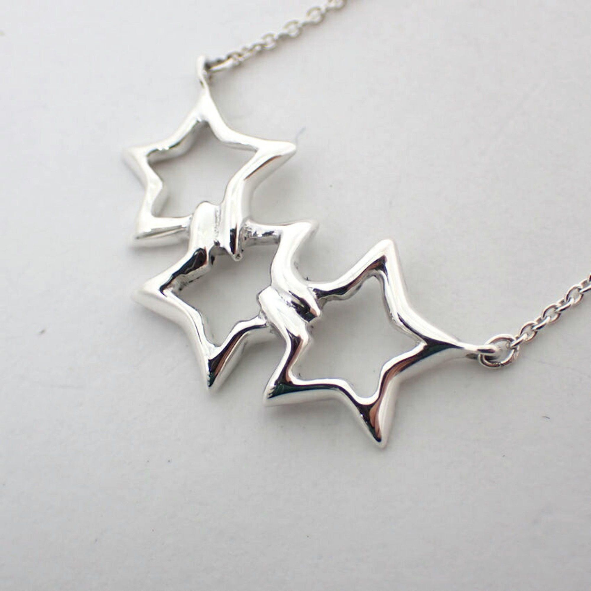 Tiffany & Co. TIFFANY 925 Triple Star Necklace Size ONE SIZE - 7 Thumbnail