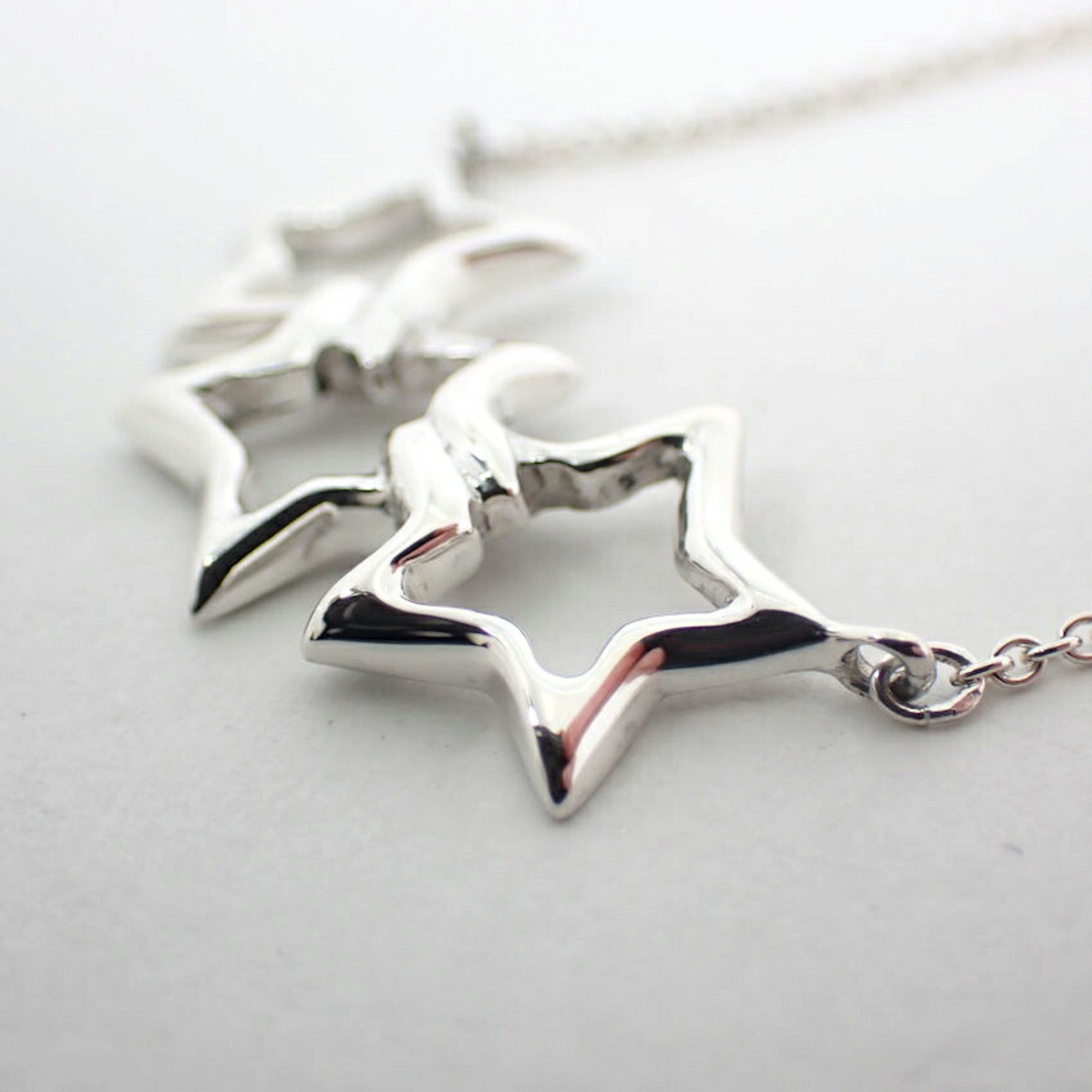 Tiffany & Co. TIFFANY 925 Triple Star Necklace Size ONE SIZE - 8 Thumbnail