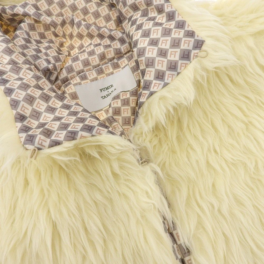 Other Other FUMIE TANAKA fur hood coat faux fur long hooded coat Others Outerwear F23A-01 DUTY FREE for USA Size ONE SIZE - 5 Thumbnail