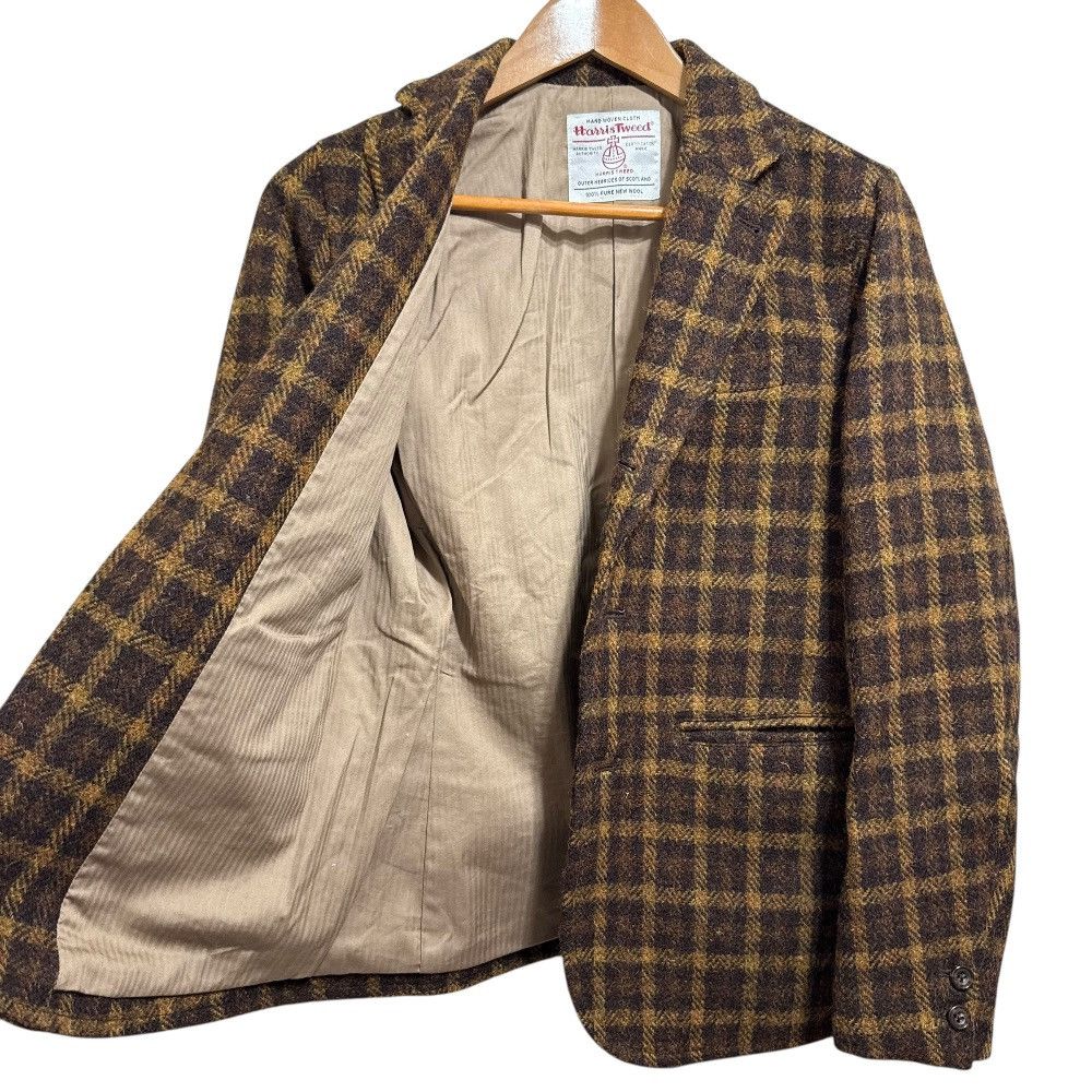 Other Other BEAMS BOY Harris Tweed Check Tweed Tailored Jacket Others Outerwear DUTY FREE for USA Size ONE SIZE - 3 Thumbnail