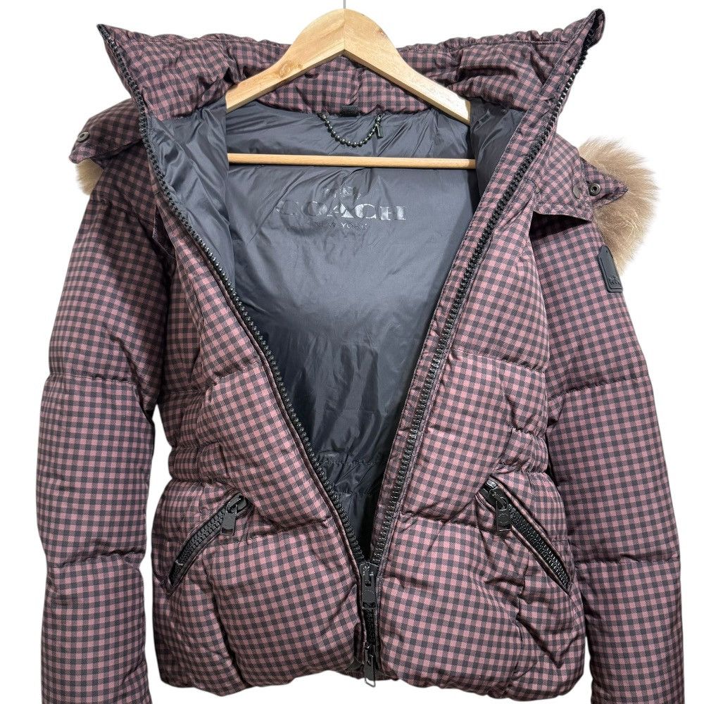 Coach Coach Coach Check Down Jacket Others Outerwear DUTY FREE for USA Size ONE SIZE - 4 Thumbnail