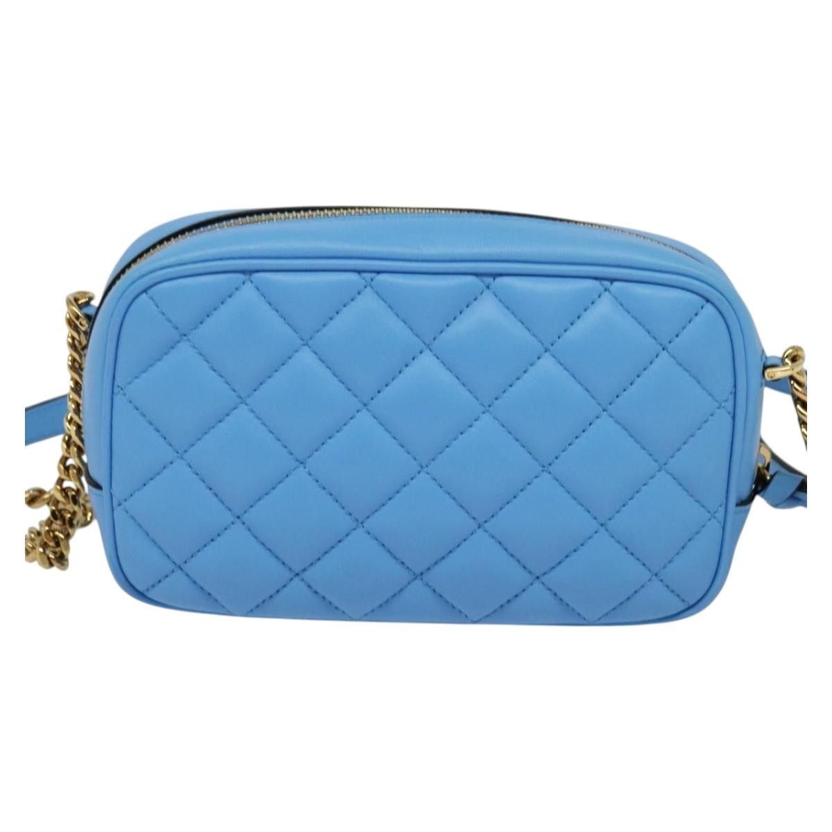 Versace Versace Medusa Icon Front Slip Pocket Camera Bag Quilted Leather Size ONE SIZE - 2 Thumbnail