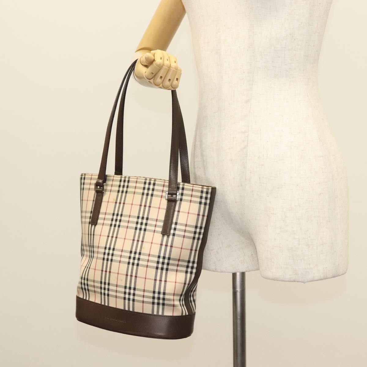 Burberry Burberry Nova Check Tote canvas check pattern Size ONE SIZE - 13 Thumbnail
