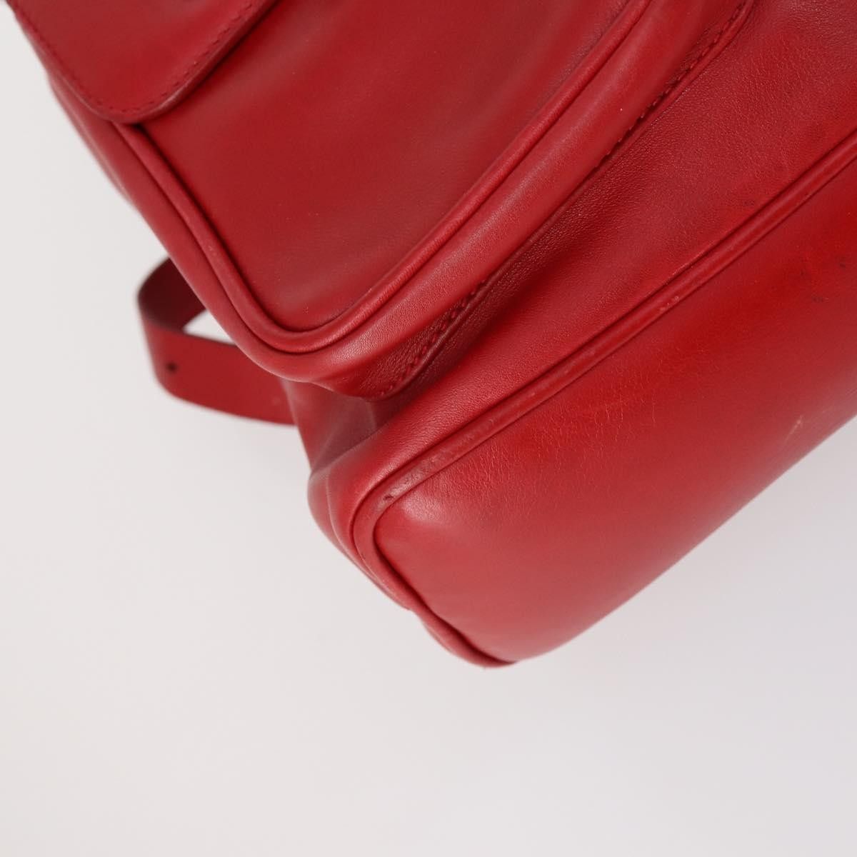 Gucci Gucci Vintage Bamboo Backpack Leather Size ONE SIZE - 10 Thumbnail