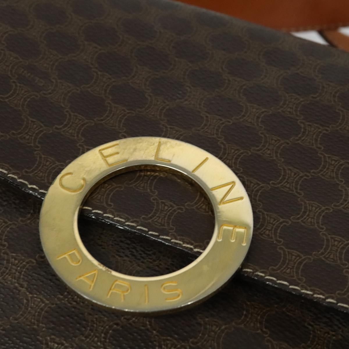 Celine Celine Vintage Macadam Circle Logo Shoulder Bag Canvas and Leather Size ONE SIZE - 19 Thumbnail