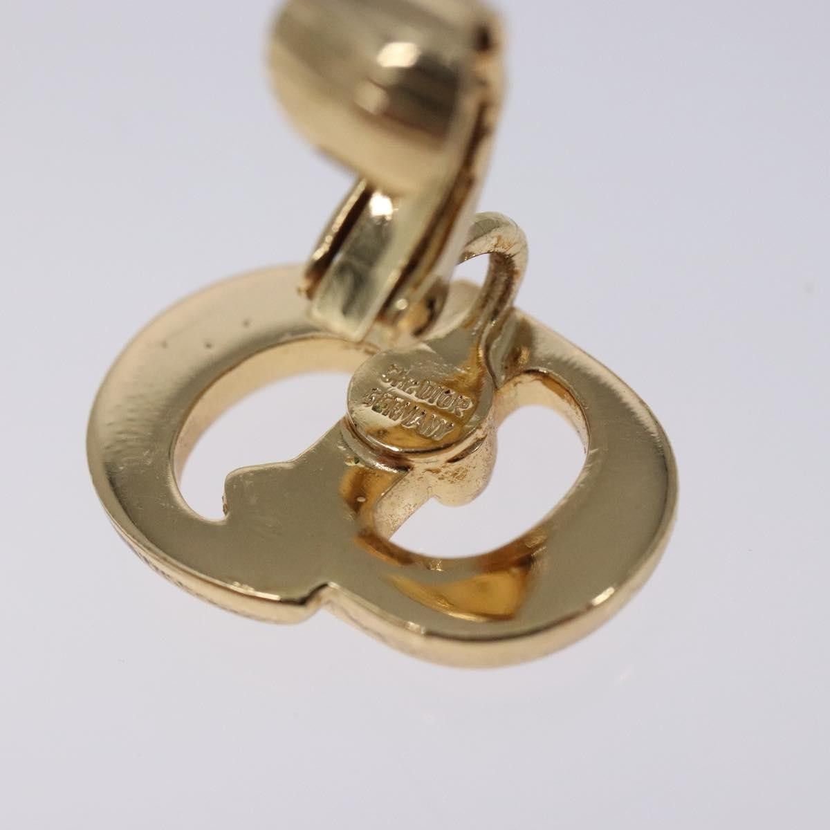 Dior Christian Dior Vintage CD Clip-On Earrings Metal Size ONE SIZE - 5 Thumbnail