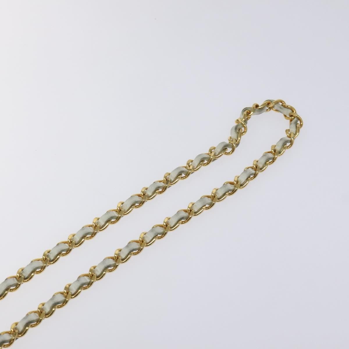 Chanel Chanel Vintage Logo Chain Belt Metal and Leather Size ONE SIZE - 6 Thumbnail