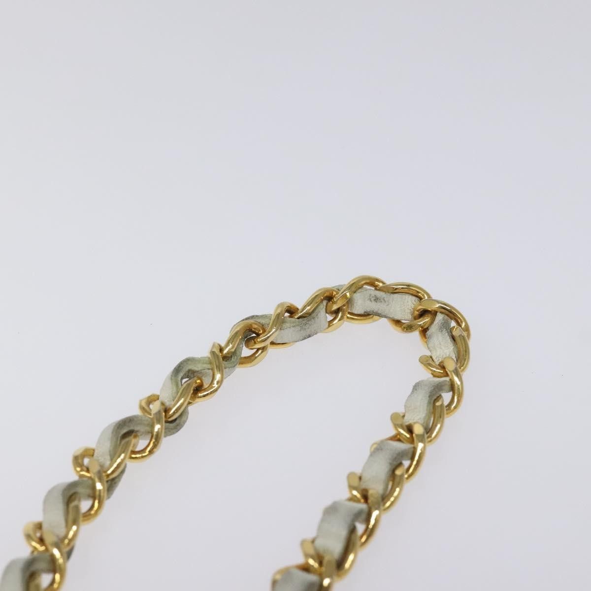 Chanel Chanel Vintage Logo Chain Belt Metal and Leather Size ONE SIZE - 7 Thumbnail