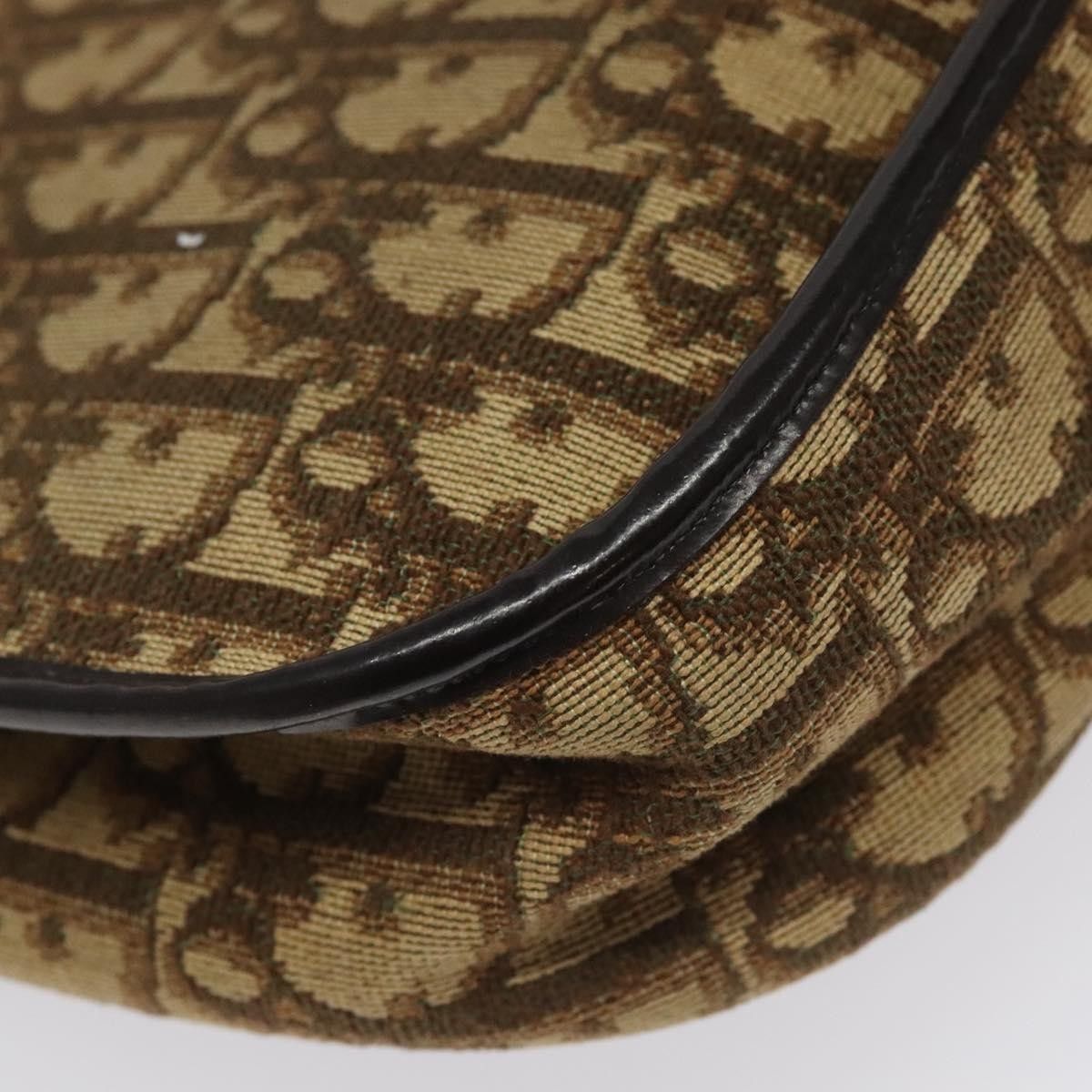 Dior Christian Dior Vintage Trotter Flap Shoulder Bag Canvas Size ONE SIZE - 11 Thumbnail