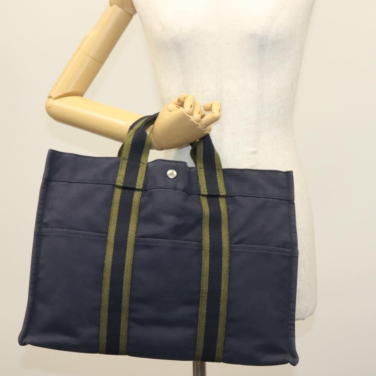 Hermes Hermes Fourre Tout Tote Toile Size ONE SIZE - 13 Thumbnail