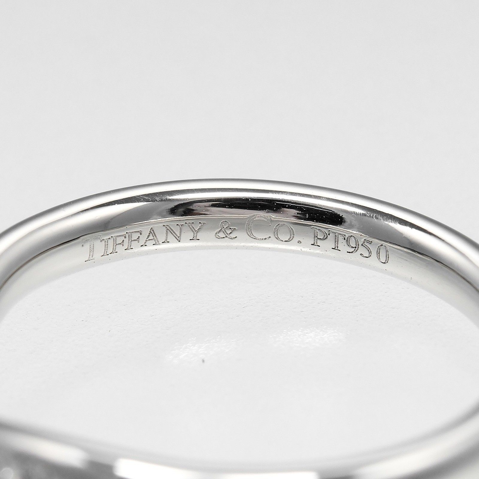 Tiffany & Co. Tiffany & Co. Elsa Peretti Curved Wedding Band Ring Platinum with Diamonds Size ONE SIZE - 7 Thumbnail