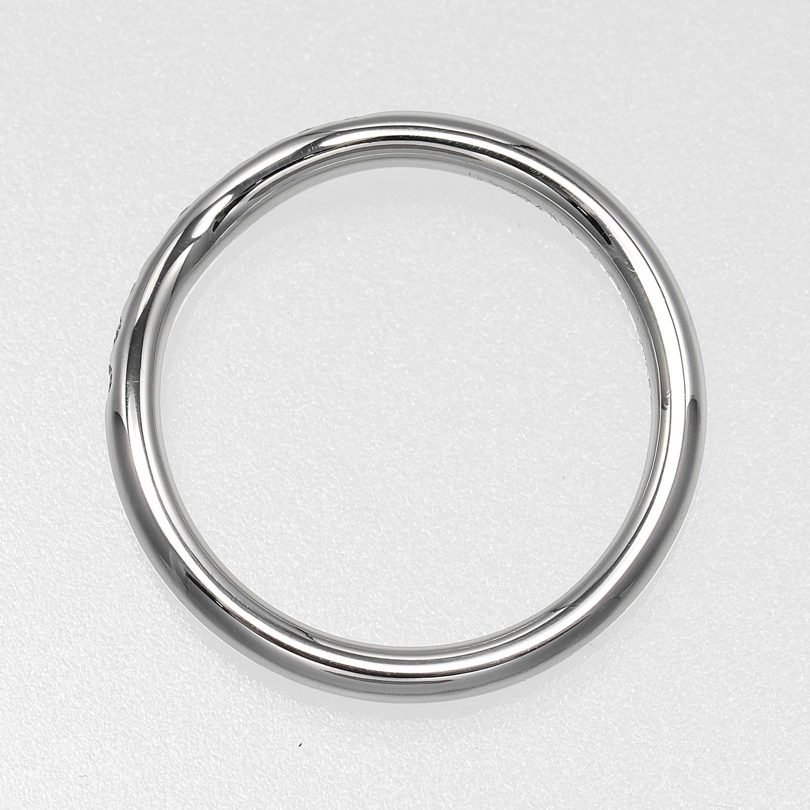 Tiffany & Co. Tiffany & Co. Elsa Peretti Curved Wedding Band Ring Platinum with Diamonds Size ONE SIZE - 6 Thumbnail