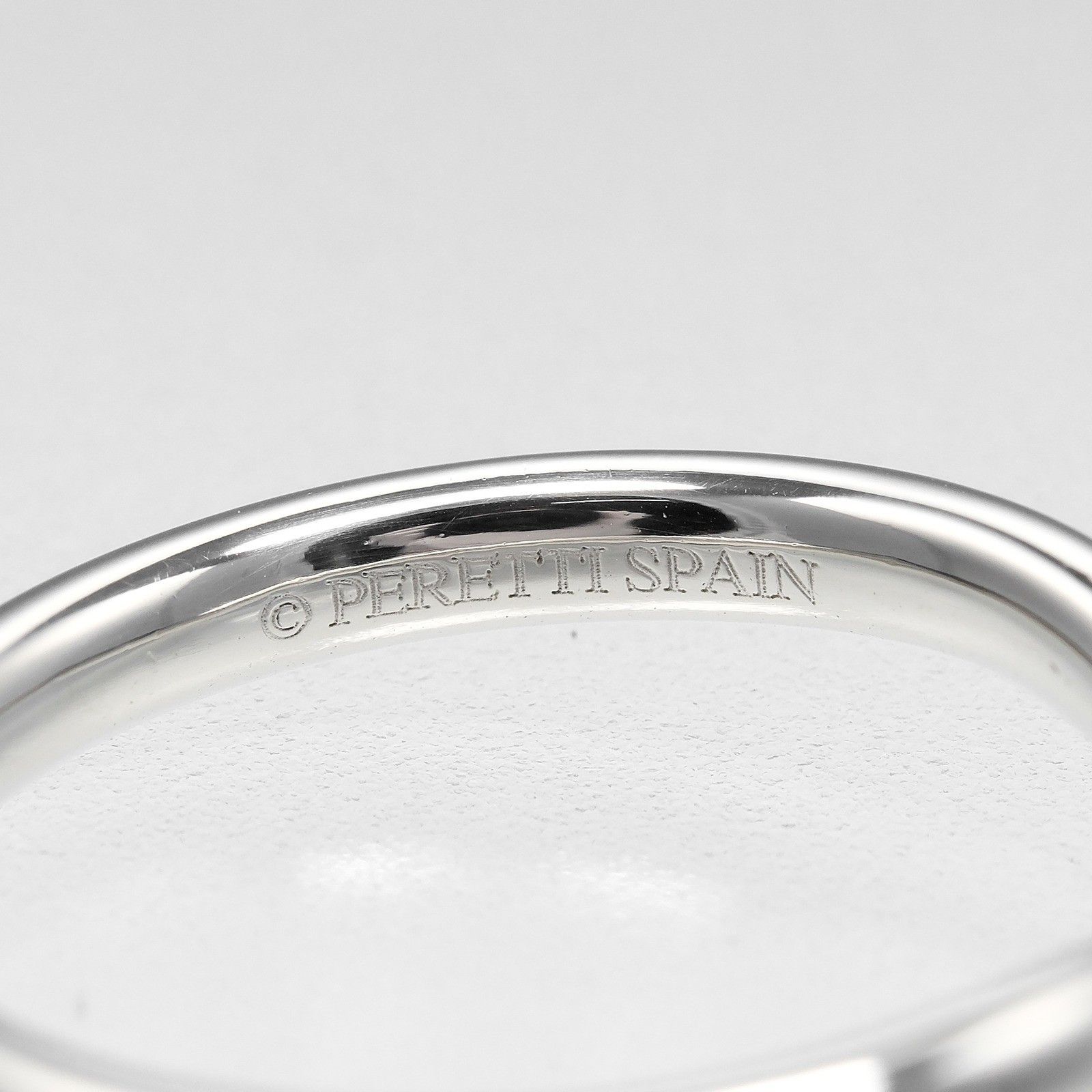 Tiffany & Co. Tiffany & Co. Elsa Peretti Curved Wedding Band Ring Platinum with Diamonds Size ONE SIZE - 8 Thumbnail