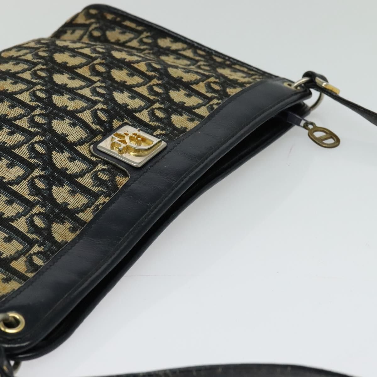 Dior Christian Dior Vintage Trotter Shoulder Bag Canvas Size ONE SIZE - 15 Thumbnail