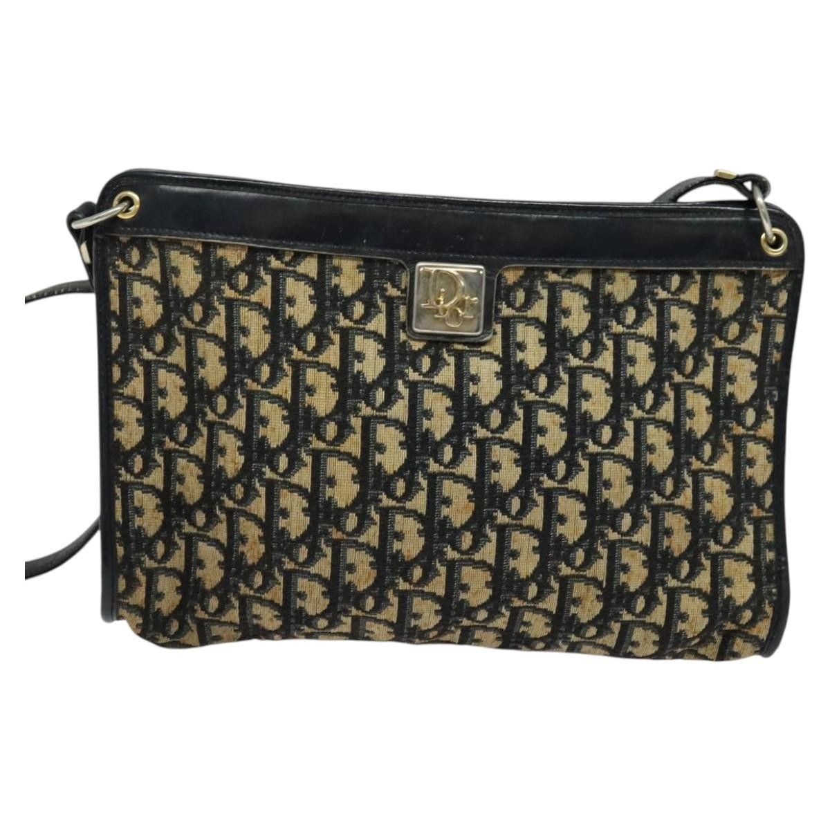 Dior Christian Dior Vintage Trotter Shoulder Bag Canvas Size ONE SIZE - 17 Thumbnail