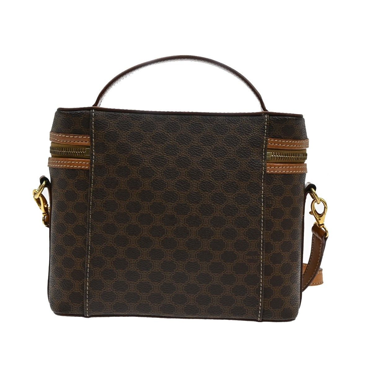 Celine Celine Vintage Macadam Shoulder Bag Canvas Size ONE SIZE - 2 Thumbnail