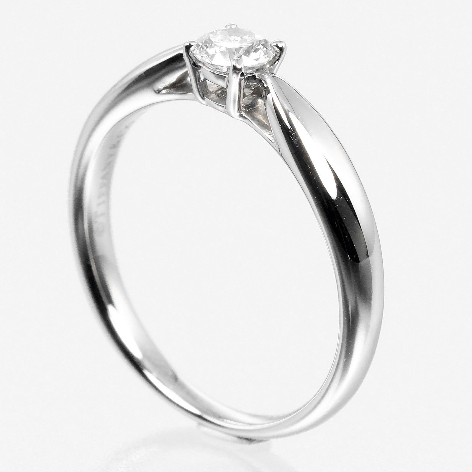Tiffany & Co. Tiffany & Co. Harmony Solitaire Ring Platinum with RBC Diamond Size ONE SIZE - 2 Thumbnail