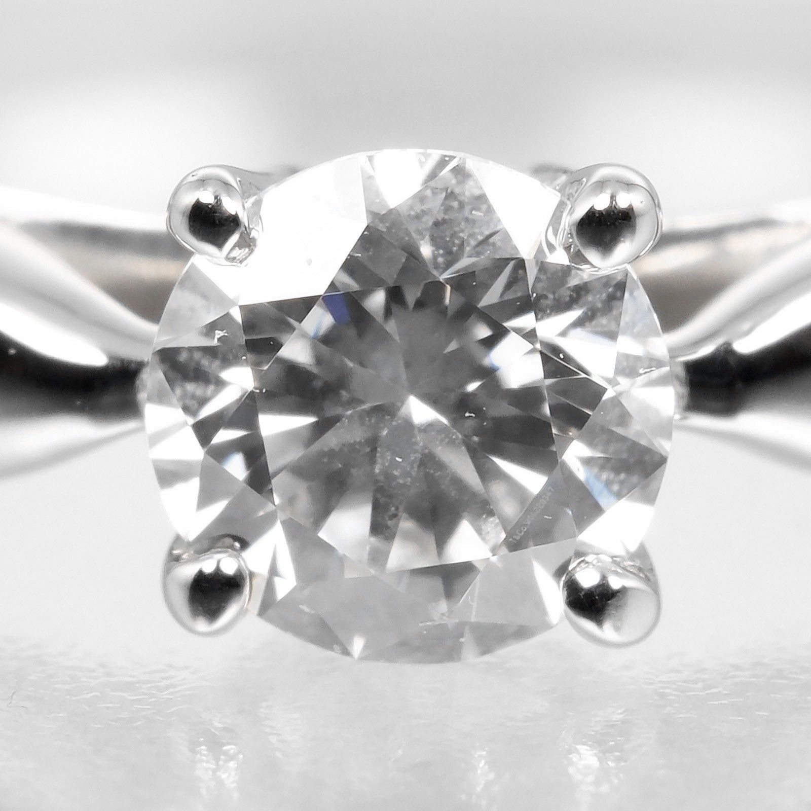 Tiffany & Co. Tiffany & Co. Harmony Solitaire Ring Platinum with RBC Diamond Size ONE SIZE - 4 Thumbnail