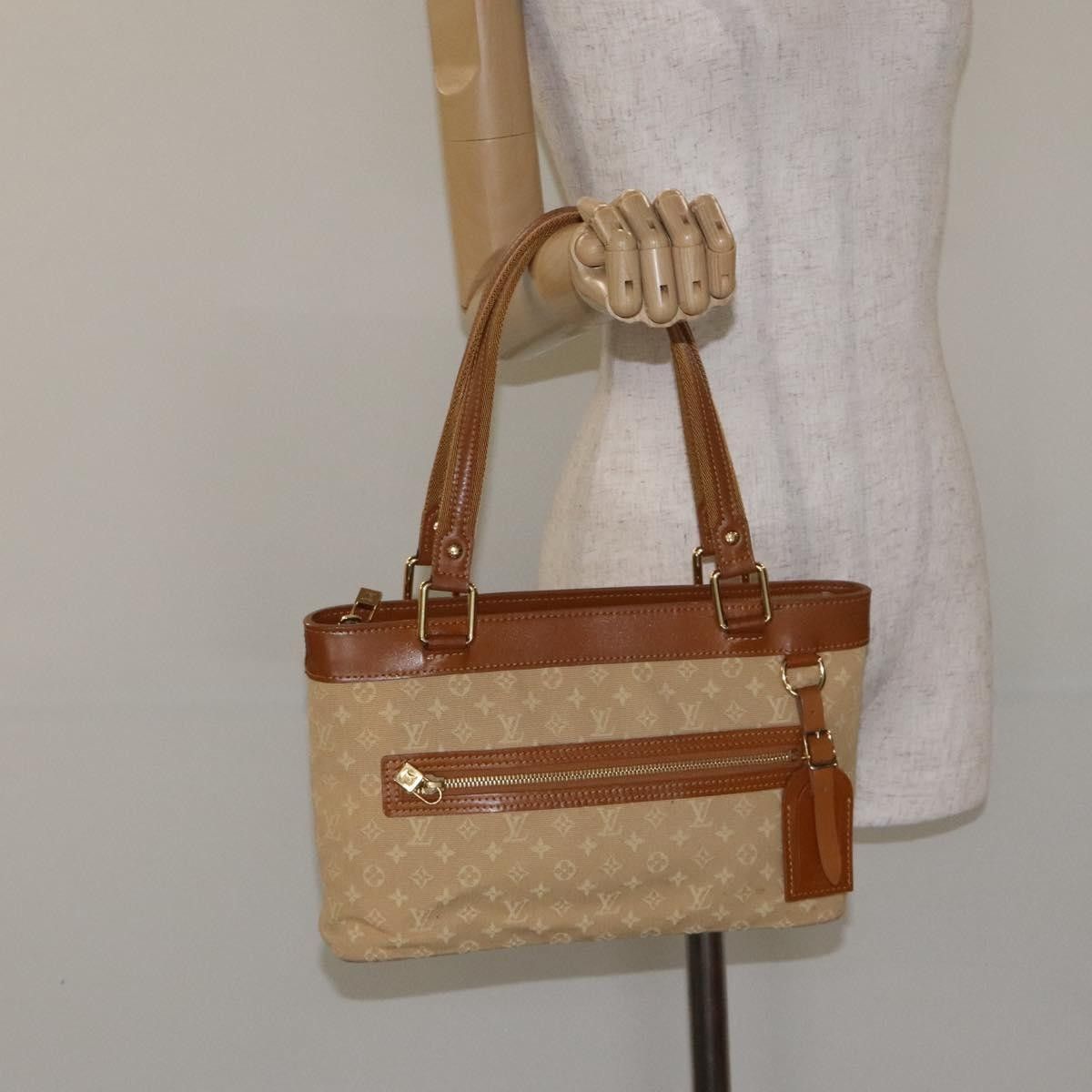 Louis Vuitton Louis Vuitton Lucille Handbag Mini Lin Size ONE SIZE - 15 Thumbnail