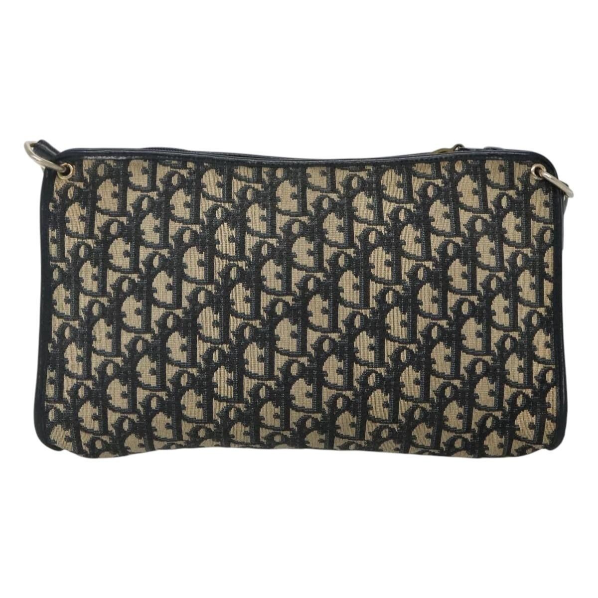 Dior Christian Dior Vintage Trotter Shoulder Bag Canvas Size ONE SIZE - 2 Thumbnail