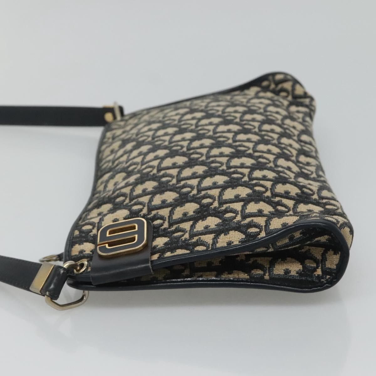Dior Christian Dior Vintage Trotter Shoulder Bag Canvas Size ONE SIZE - 4 Thumbnail