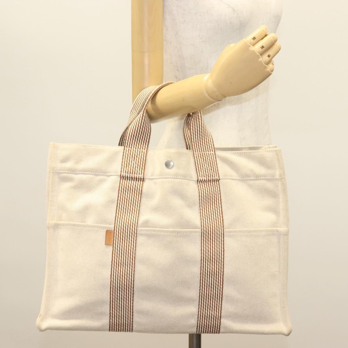 Hermes Hermes Fourre Tout Tote Toile Size ONE SIZE - 12 Thumbnail