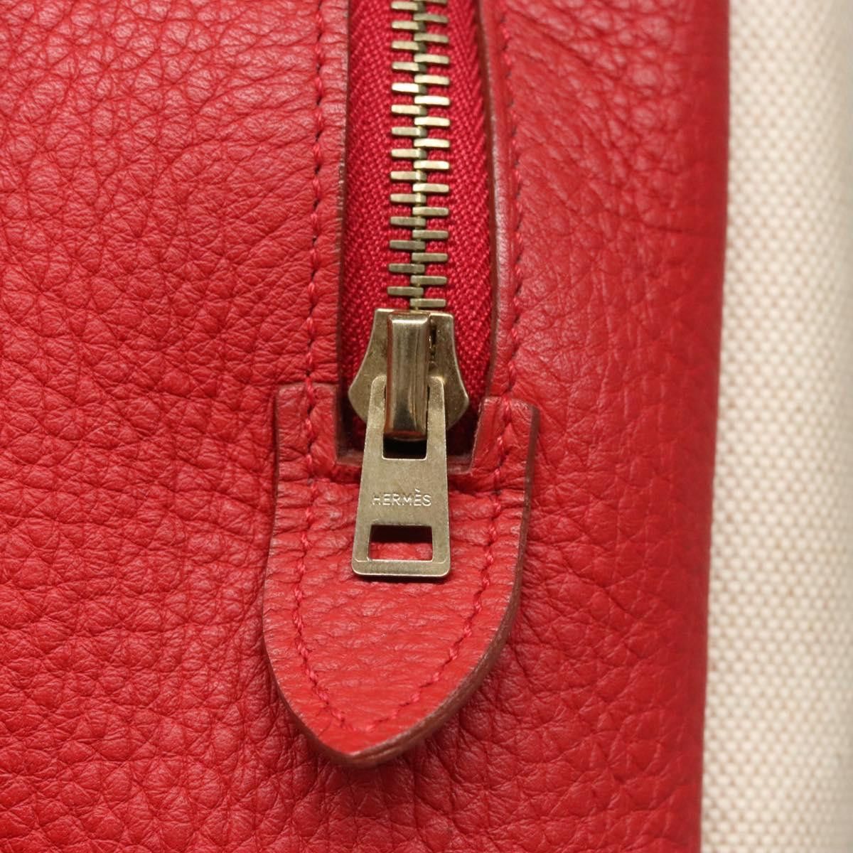 Hermes Hermes Victoria Messenger Bag Toile with Leather Size ONE SIZE - 12 Thumbnail