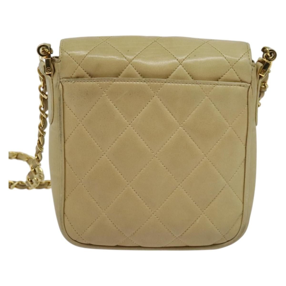 Chanel Chanel Logo Chain Shoulder Bag Leather Size ONE SIZE - 2 Thumbnail
