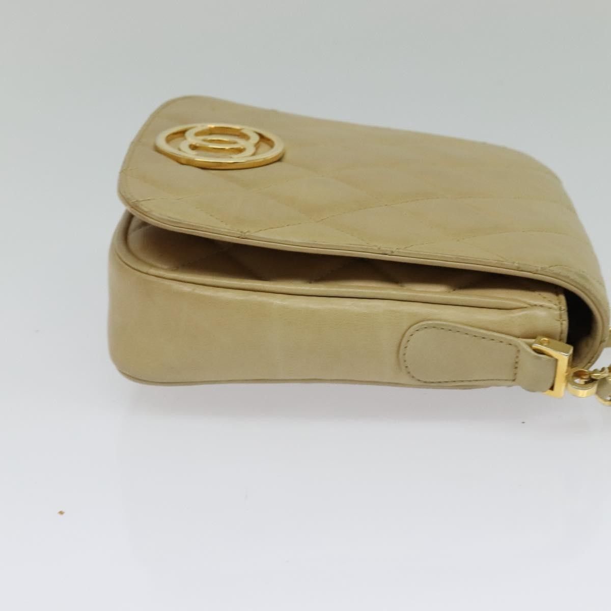 Chanel Chanel Logo Chain Shoulder Bag Leather Size ONE SIZE - 4 Thumbnail