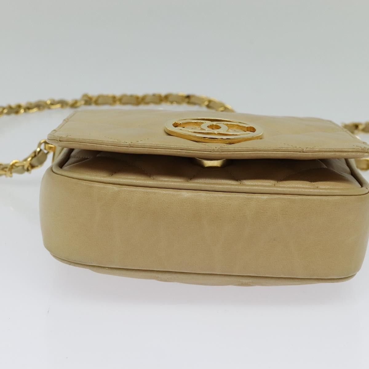 Chanel Chanel Logo Chain Shoulder Bag Leather Size ONE SIZE - 24 Thumbnail