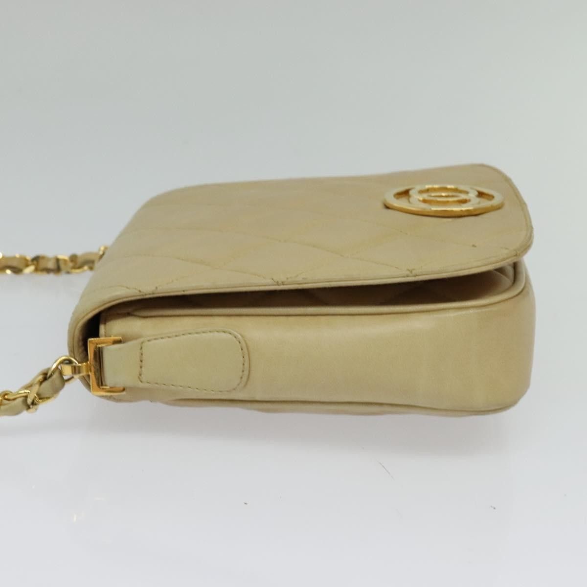 Chanel Chanel Logo Chain Shoulder Bag Leather Size ONE SIZE - 3 Thumbnail