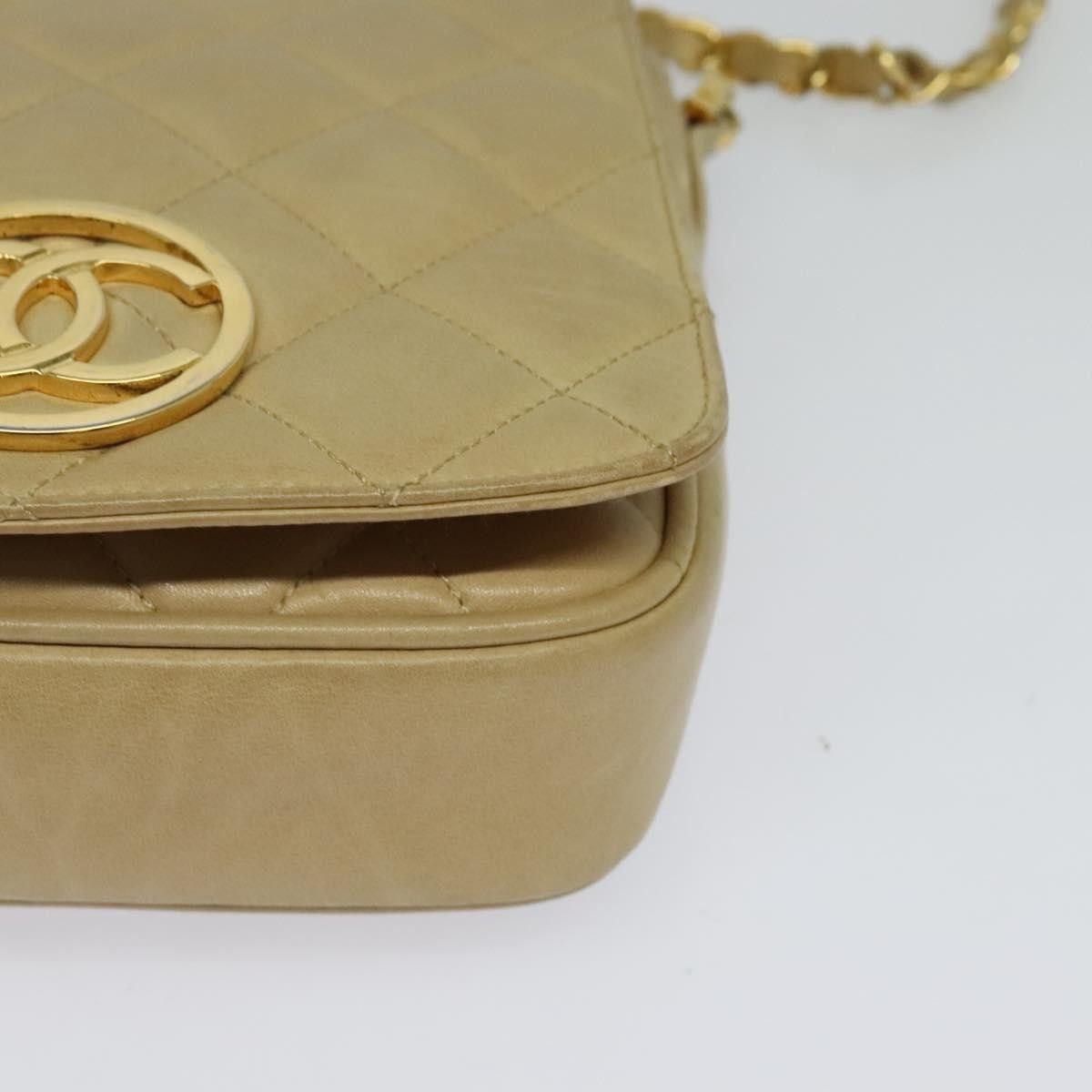 Chanel Chanel Logo Chain Shoulder Bag Leather Size ONE SIZE - 13 Thumbnail