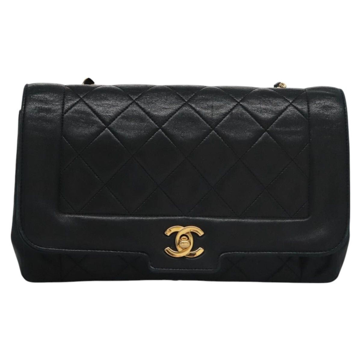 Chanel Chanel Vintage Diana Flap Bag Quilted Lambskin Size ONE SIZE - 17 Thumbnail