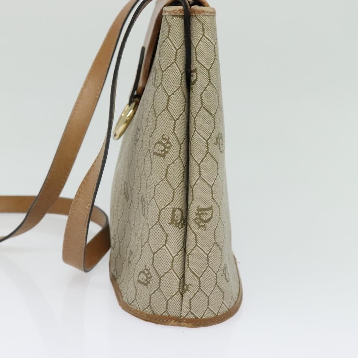 Dior Christian Dior Vintage Honeycomb Canvas and Leather Size ONE SIZE - 4 Thumbnail