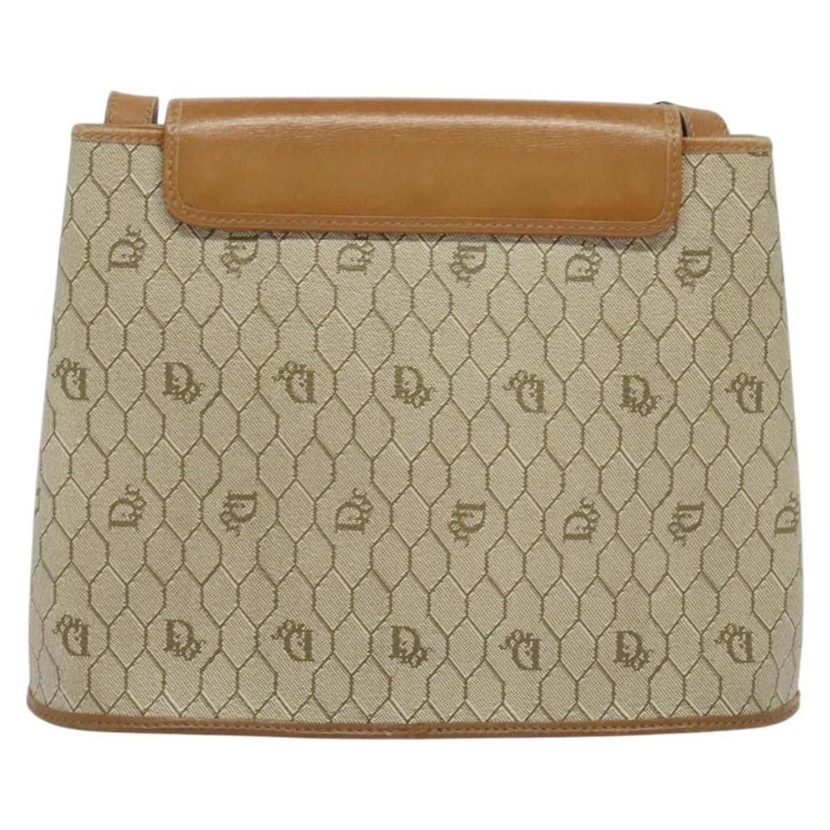 Dior Christian Dior Vintage Honeycomb Canvas and Leather Size ONE SIZE - 2 Thumbnail