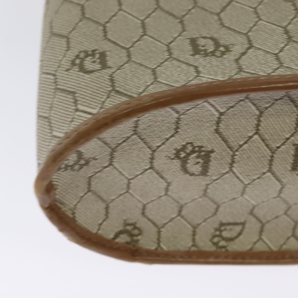 Dior Christian Dior Vintage Honeycomb Canvas and Leather Size ONE SIZE - 10 Thumbnail