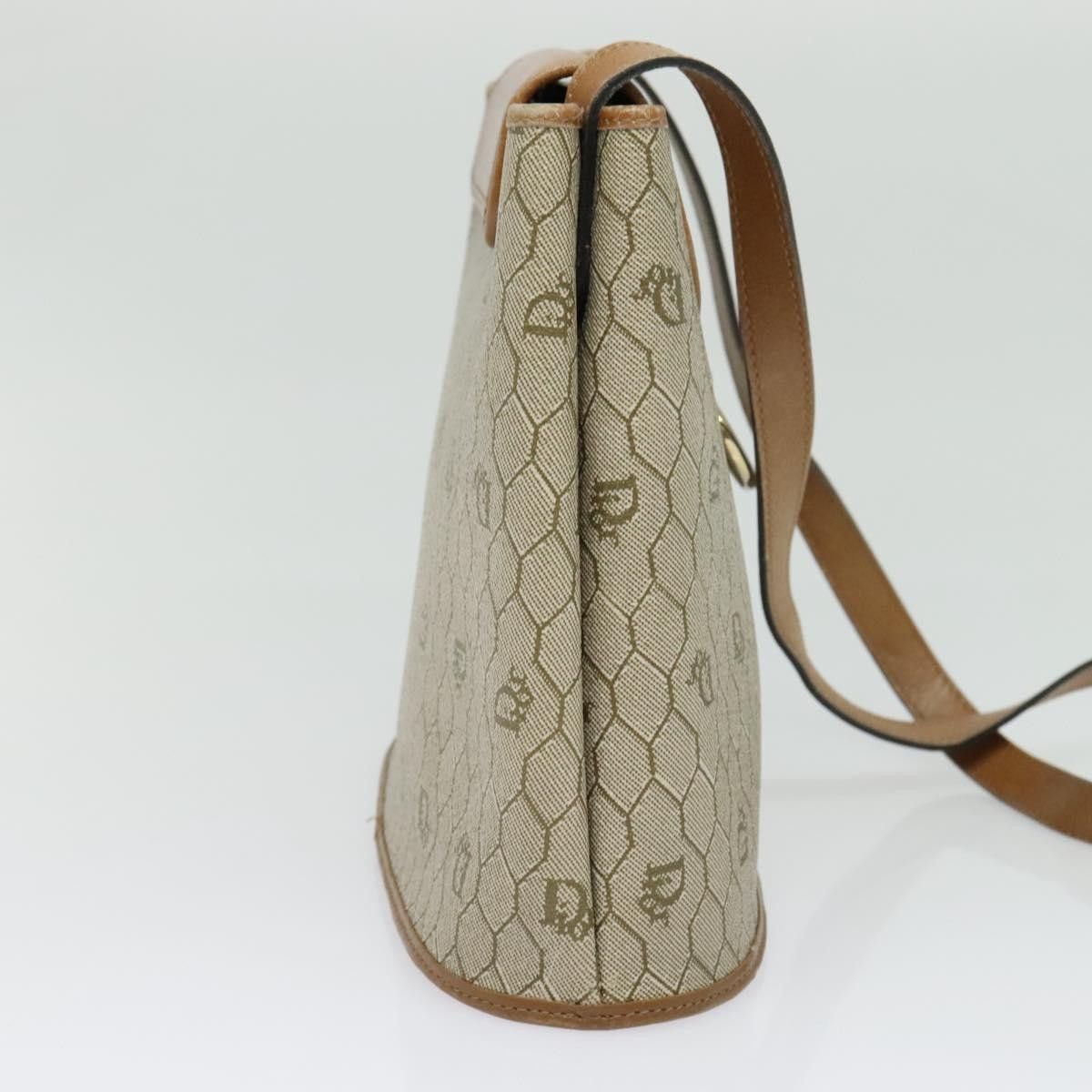 Dior Christian Dior Vintage Honeycomb Canvas and Leather Size ONE SIZE - 3 Thumbnail