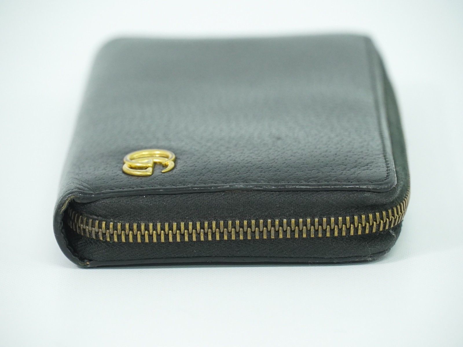 Gucci Gucci GG Marmont Zip Around Wallet Leather Size ONE SIZE - 13 Thumbnail