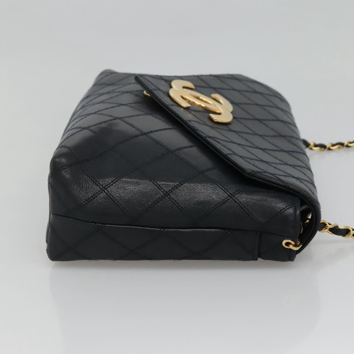 Chanel Chanel Vintage CC Mini chain Shoulder Bag Leather Size ONE SIZE - 4 Thumbnail
