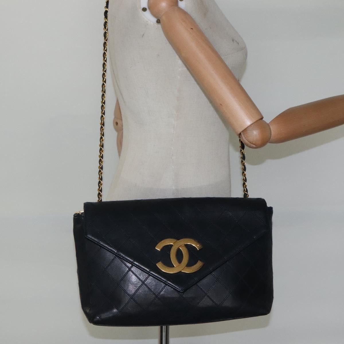 Chanel Chanel Vintage CC Mini chain Shoulder Bag Leather Size ONE SIZE - 14 Thumbnail