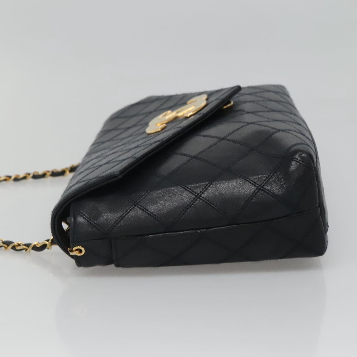 Chanel Chanel Vintage CC Mini chain Shoulder Bag Leather Size ONE SIZE - 3 Thumbnail