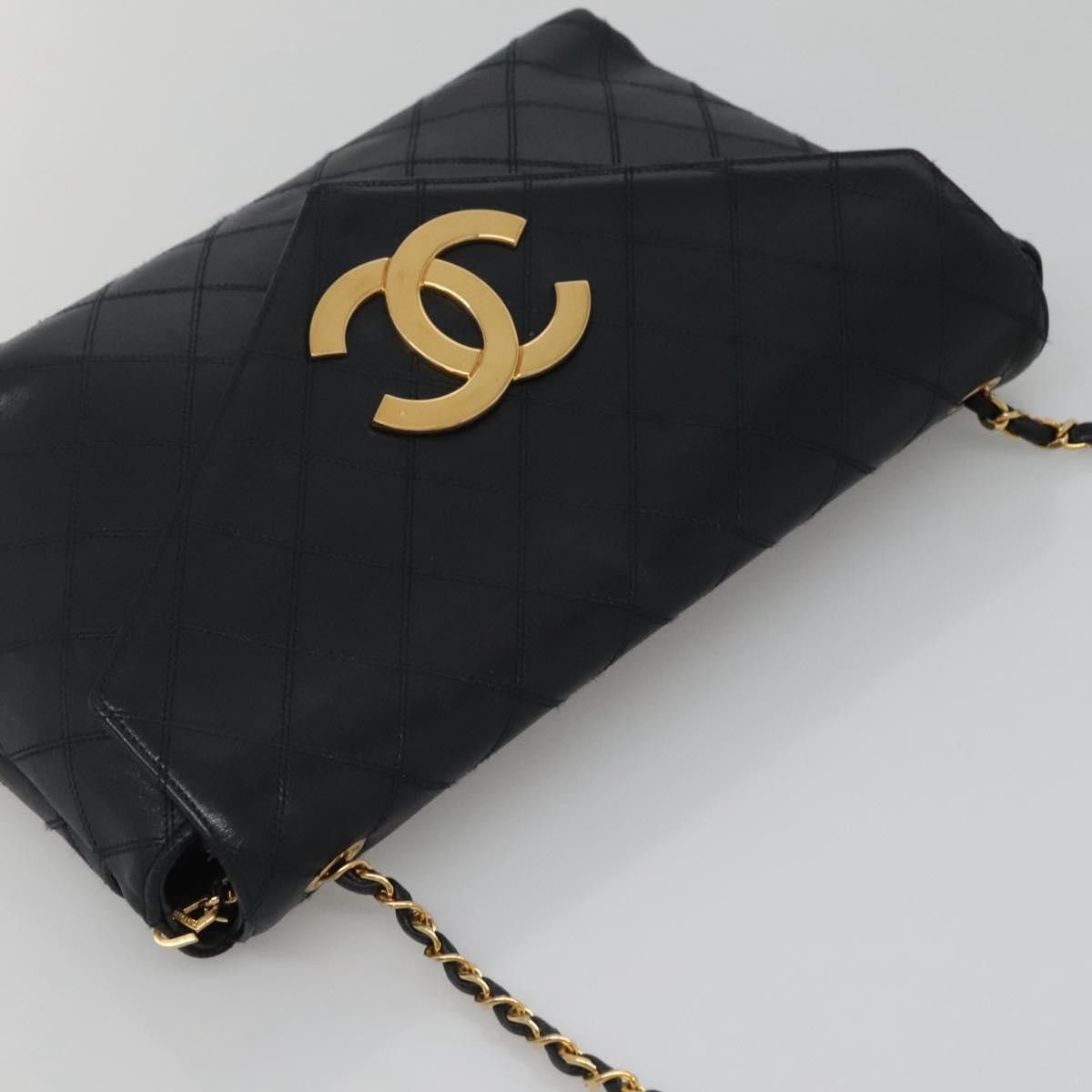 Chanel Chanel Vintage CC Mini chain Shoulder Bag Leather Size ONE SIZE - 12 Thumbnail