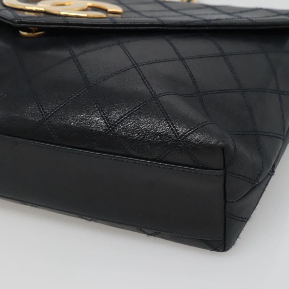 Chanel Chanel Vintage CC Mini chain Shoulder Bag Leather Size ONE SIZE - 8 Thumbnail