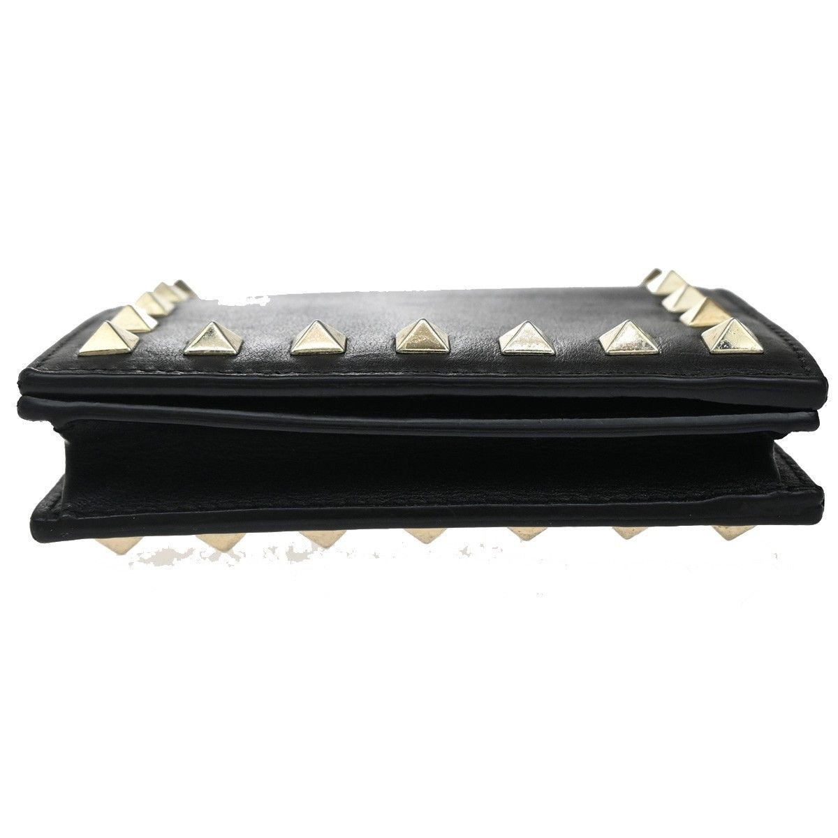 Valentino Valentino Garavani Rockstud Flap Card Case Leather Size ONE SIZE - 9 Thumbnail